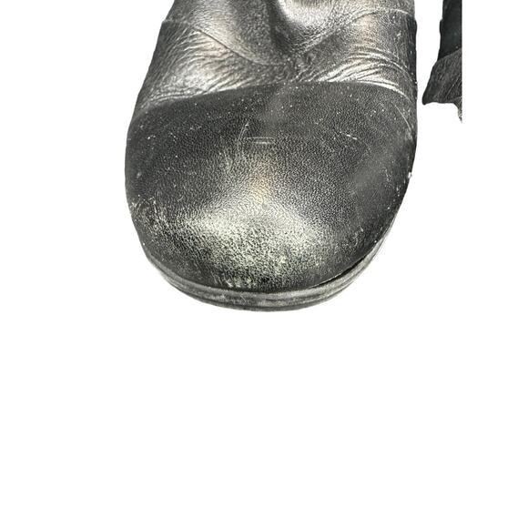 Pikolinos Boots Witchy Whimsigoth Basic Black Leather Zip Knee High Size 10 1/2 - Picture 2 of 13